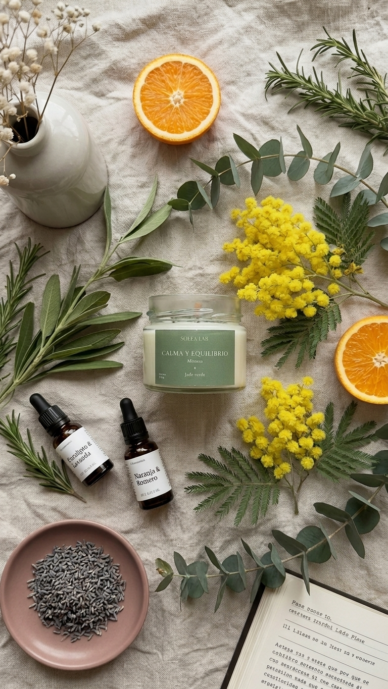 mimosa y jade verde